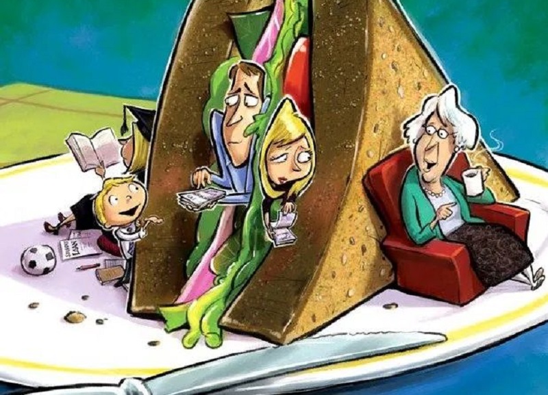 Ilsutrasi Generasi Sandwich Sumber Foto Pinterest betterafter50