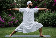 Muslim Melakukan Yoga, Olahraga Saat Puasa