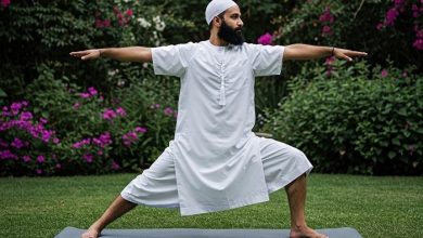 Muslim Melakukan Yoga, Olahraga Saat Puasa