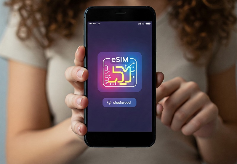 Ilustrasi eSIM Smartphone - Sumber Foto: Gemini AI