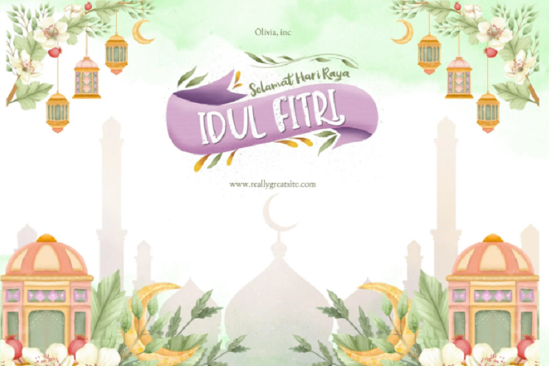 kartu ucapan idul fitri 2026 Sumber foto Canva